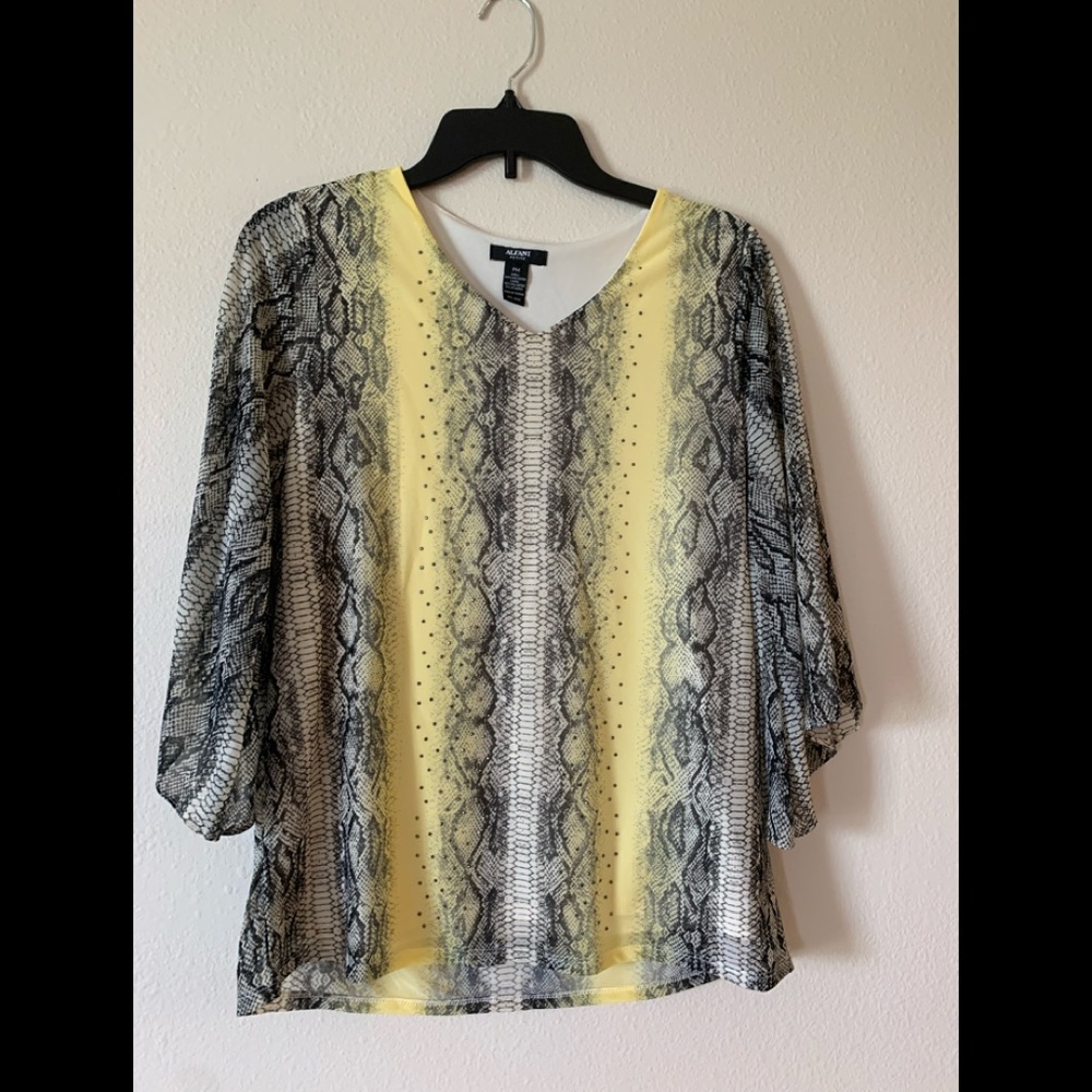 Alfani 3/4 sleeve blouse Size PM